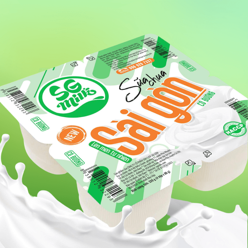 Sữa Chua Sài Gòn Có Đường 80gr